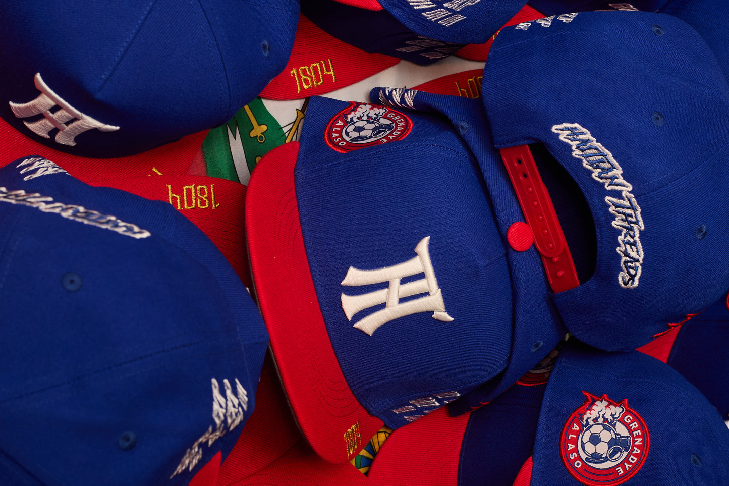 GRENADYE ALASO BLUE & RED ADJUSTABLE SNAPBACK