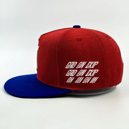 GRENADYE ALASO RED & BLUE ADJUSTABLE SNAPBACK