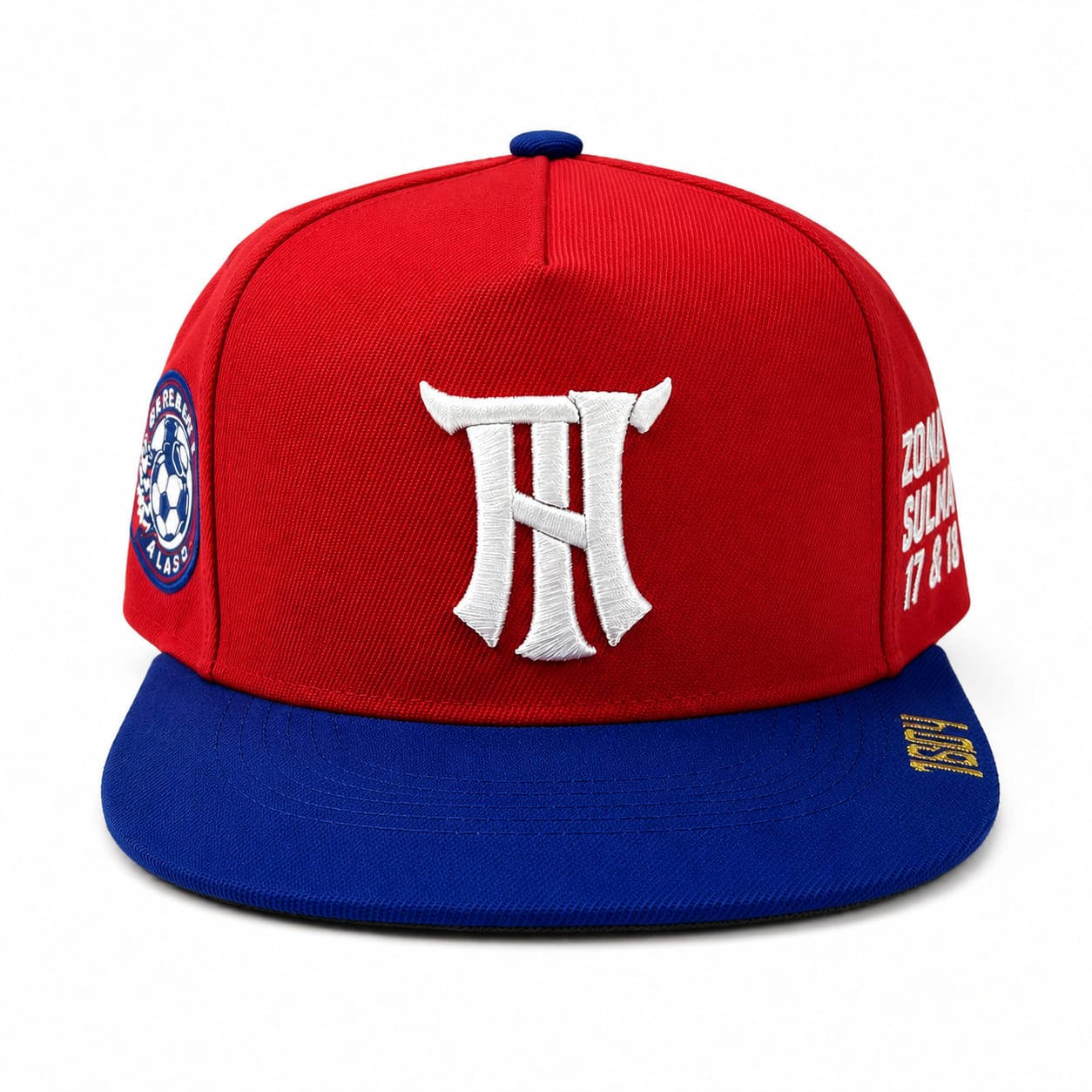 GRENADYE ALASO RED & BLUE ADJUSTABLE SNAPBACK